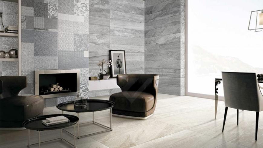 Những kiểu tường ốp gạch độc đáo