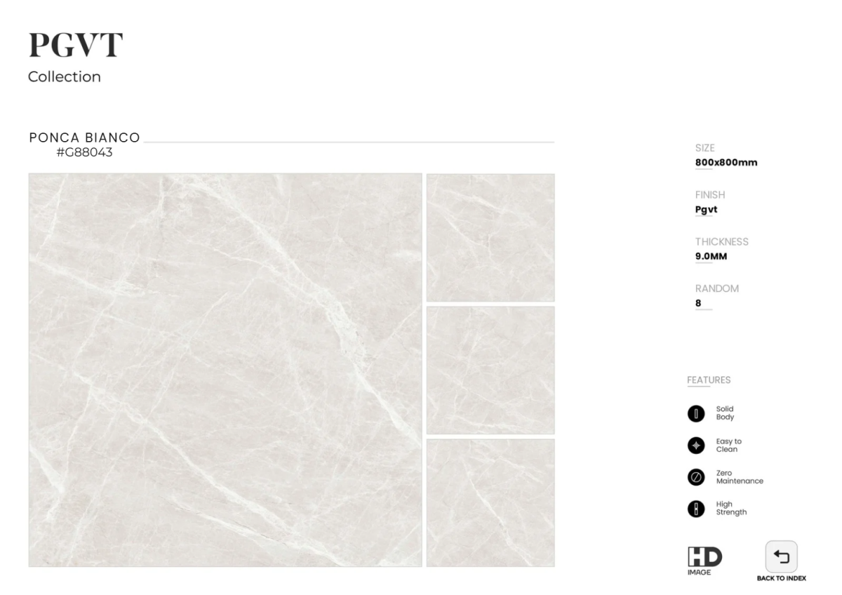 FTILES 800X800 PONCA BIANCO G88043