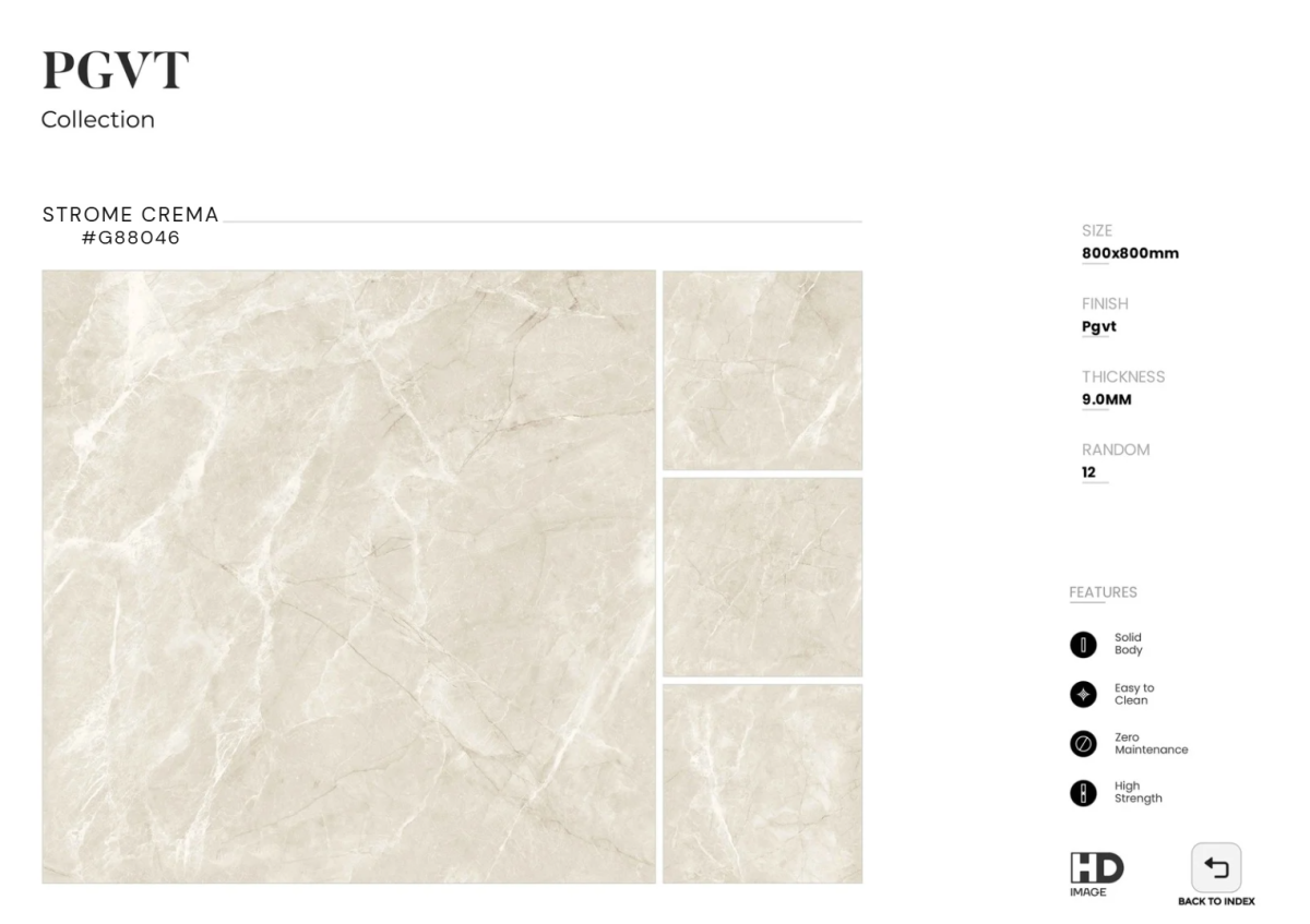 FTILES 800X800 STROME CREMA G88046