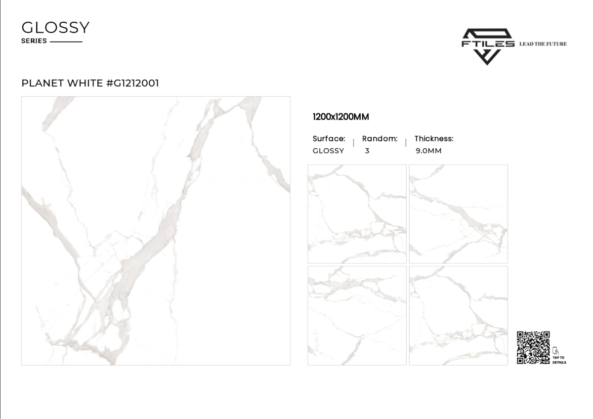 FTILES 1200X1200 PLANET WHITE G1212001